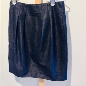 Magaschoni collection skirt - navy blue sz 4